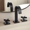 Speakman Manual Widespread Faucet, Matte Black 3 Hole CD521MB - alternate 3